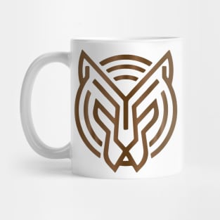 Tiger Head lines Mug